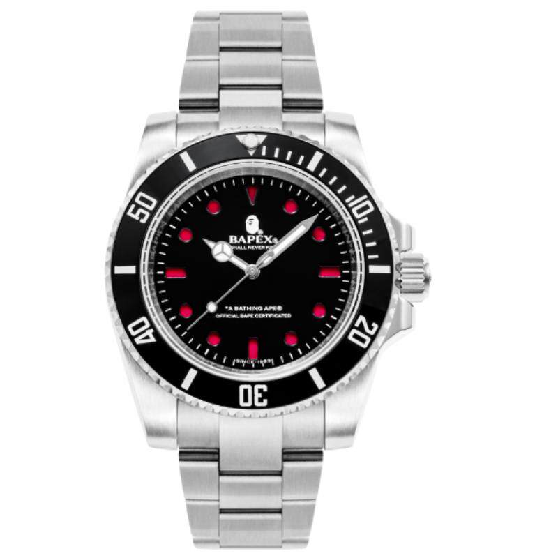 BAPE配饰可调节钢带TYPE 1 BAPEX手表腕表182036G