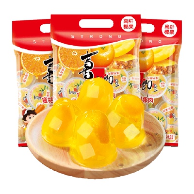 喜之郎蜜桔凤梨果肉果冻