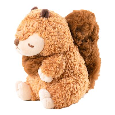 日本LIVHEART松鼠毛绒抱枕