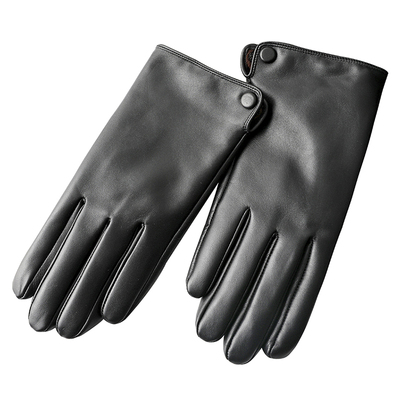 男士真皮手套触屏羊皮保暖开车