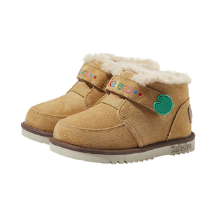 KATETUKIDS/卡特兔儿童雪地靴男女童毛毛鞋冬季棉鞋加绒保暖棉靴