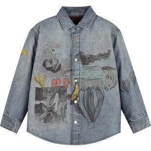 [加绒]新款江南布衣童装牛仔衬衫25秋男女童jnbybyjnby1P9210730