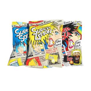 日本进口零食网红糖果诺贝尔NOBEL超酸糖柠檬夹心硬糖超级酸酸糖