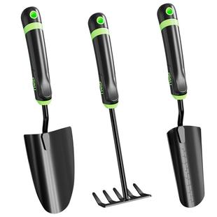 得力园艺工具小铲子种菜专用松土神器家用铁铲子挖土养花赶海套装