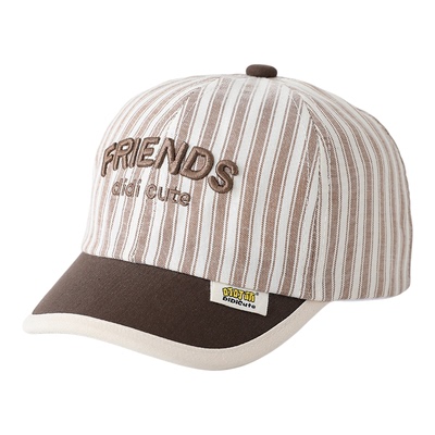 春秋薄款男女童字母遮阳鸭舌帽