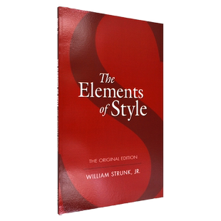 【现货】文体写作指南 The Elements of Style 写作的要素 William Strunk Jr 威廉斯特伦克 正版进口 英文原版书