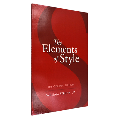 【现货】文体写作指南 The Elements of Style 写作的要素 William Strunk Jr 威廉斯特伦克 正版进口 英文原版书