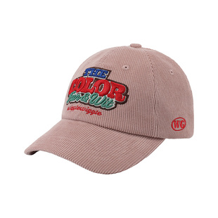 wigglewiggle26年男女同款彩色logo印花韩系鸭舌帽复古棒球帽