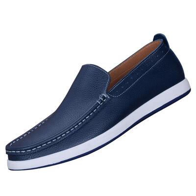 软面软底韩版潮流单层休闲皮鞋