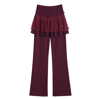 新款广场舞服装裙裤长裤