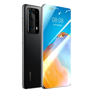 适用于华为P40钢化膜p40pro全屏覆盖p40por手机pro+水凝曲面量子十全包边P全身屏幕保护高清抗摔全包防摔贴膜