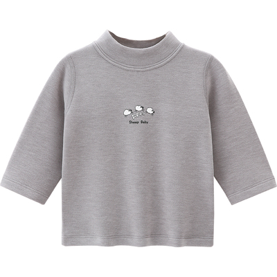 aengbay婴儿衣服秋衣宝宝打底衫