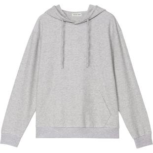 素然ZUCZUG 4M36 秋冬女士细腻毛巾针织布带帽宽松卫衣