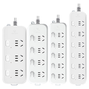 公牛长线插排10米6米8米插线板延长线家用多功能大功率拖接线板