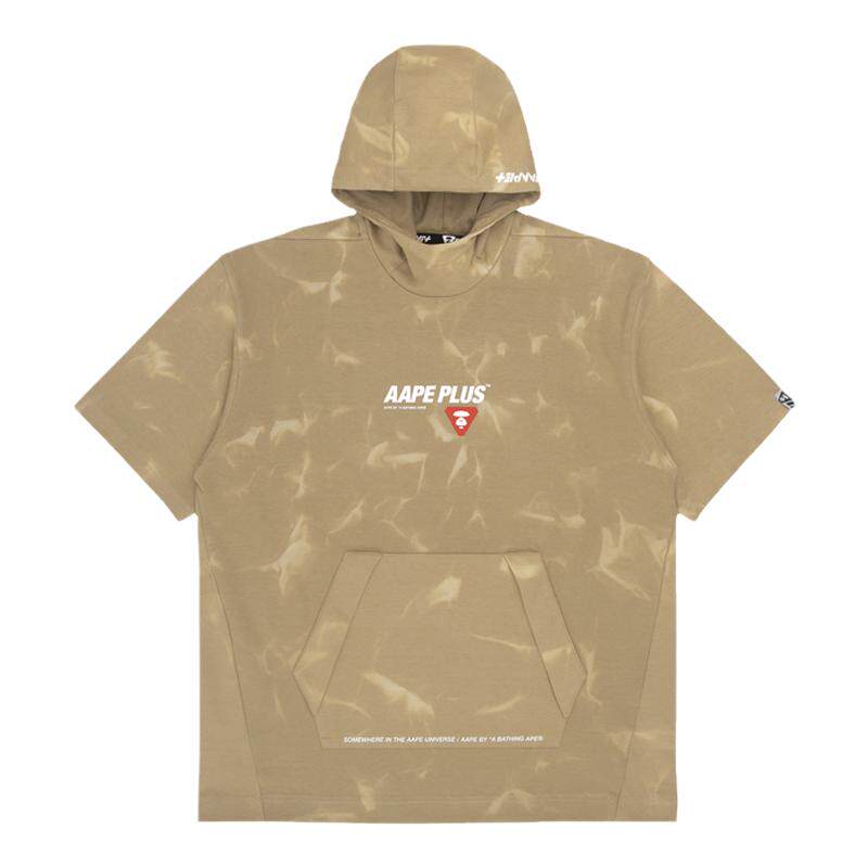 AAPE+运动男装春夏猿人徽章短袖