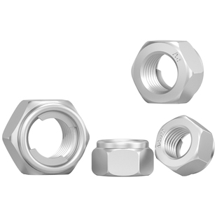 不锈钢304金属锁紧螺母 316不锈钢金属自锁防松螺帽M3-M20