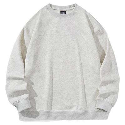 小尼力潮牌圆领纯色圆领卫衣