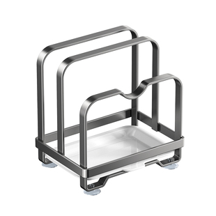 锅盖架菜板架多功能厨房锅盖置物架台面放锅盖神器砧板案板收纳架