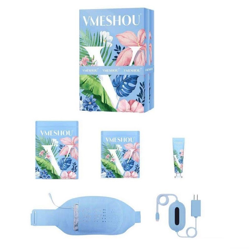 唯蜜瘦官方正品新款智能按摩腰带vmeshou经典加热外敷包维密瘦3.0