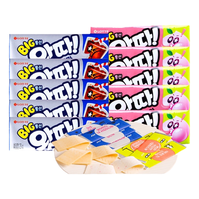 进口韩国泡泡糖乐天泡泡糖