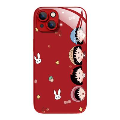 适用苹果手机壳新款高级秋冬玻璃