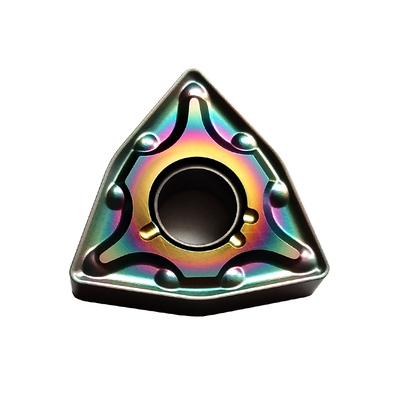 七彩加硬数控刀片WNMG08不锈钢