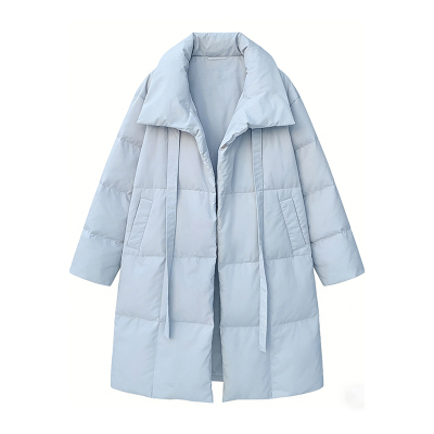 大码胖mm中长款过膝保暖加厚棉服