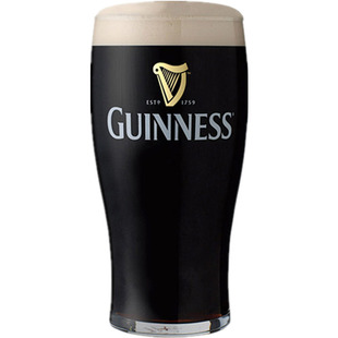 水晶玻璃浮雕竖琴健力士浪涌巨嘴鸟黑啤专用精酿啤酒杯品脱杯喜力