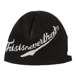 thisisneverthat®Script Logo No Cuff Beanie秋冬新款毛线帽