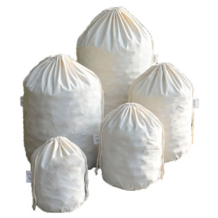 储存袋纯棉帆布袋加厚配塑料胶袋干仓梅雨天防潮透气新会陈皮陈化