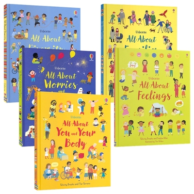 Usborne All About Feelings Diversity Worries 尤斯伯恩 关于情绪 忧虑和恐惧 多样性 家庭 情绪管理绘本 亲子共读 英文原版