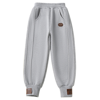 男女童休闲裤加绒加厚保暖裤秋冬