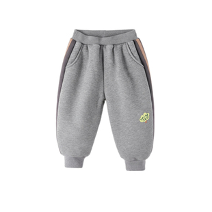 男童裤子冬季加绒宝宝休闲裤加厚男孩棉裤冬款保暖童装儿童冬装Q