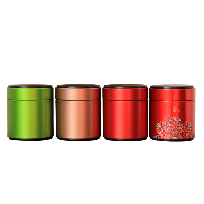 茶叶罐创意个性时尚小号便携红茶绿茶密封金属茶叶包装盒铁盒定制