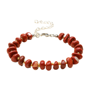 天然水晶碎石滚石手链粉紫水晶玛瑙东陵玉手链diy饰品女士手串