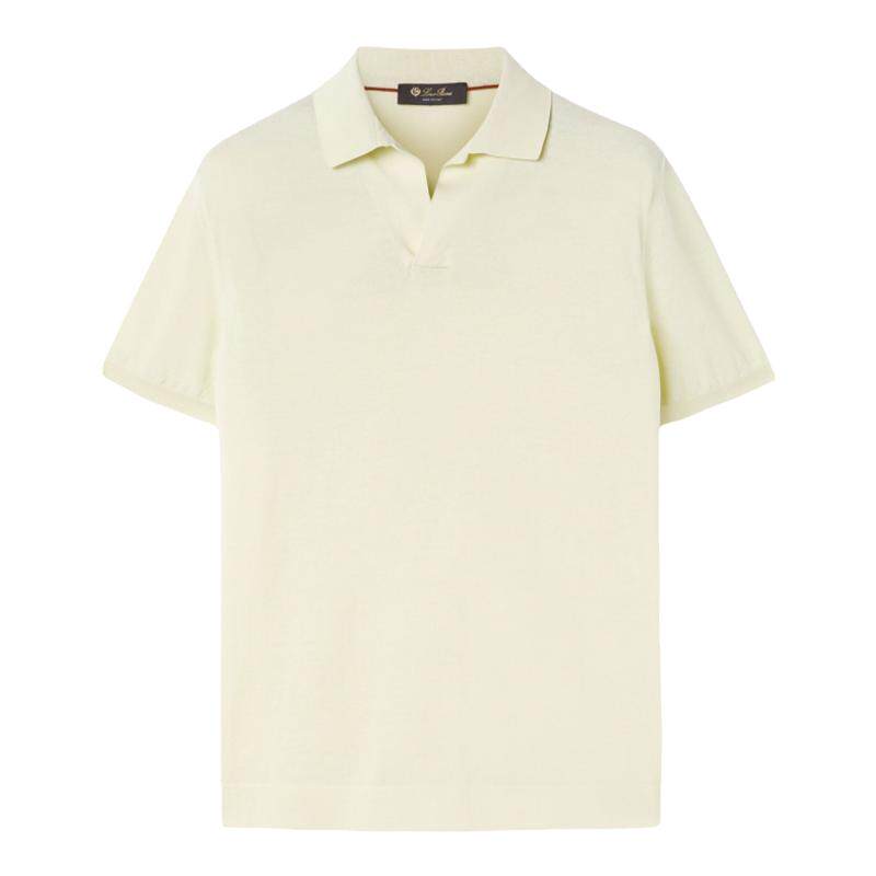 Loro Piana/诺悠翩雅男装小翻领短袖经典休闲polo衫