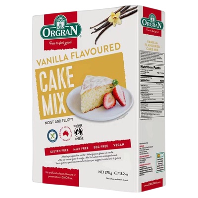 ORGRAN澳洲进口香草蛋糕预拌粉