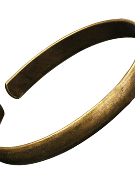 复古黄铜贵妃手镯女士开口老式