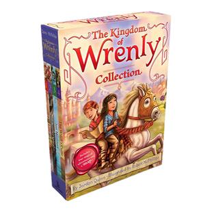 儿童魔法故事1-4册盒装 The Kingdom of Wrenly Collection 1-4 英文原版 儿童魔法故事 奇幻冒险章节小说 Jordan Quinn进口英语书