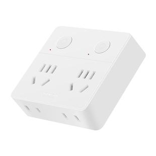 鸿雁86型多功能转换插座转换器带开关usb插头扩展多功能插座排插