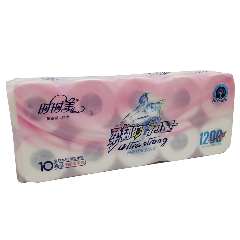 1200克有芯木浆空心卷筒卫生纸