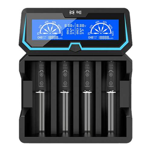 XTAR X4 18650锂电池3.6V 3.7V锂电池1.2V镍镉镍氢电池快速充电器