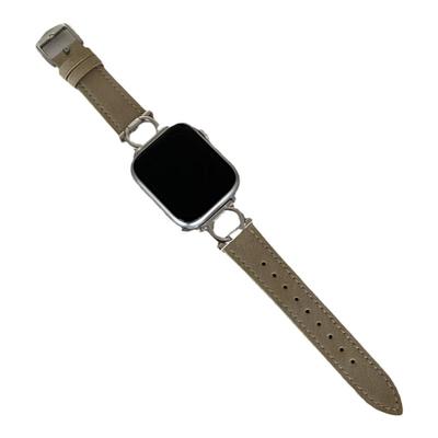 亚森优品适用iwatch8苹果合金头表带真皮新款ApplewatchUltra金属s7高级感4/5/6代创意41mm