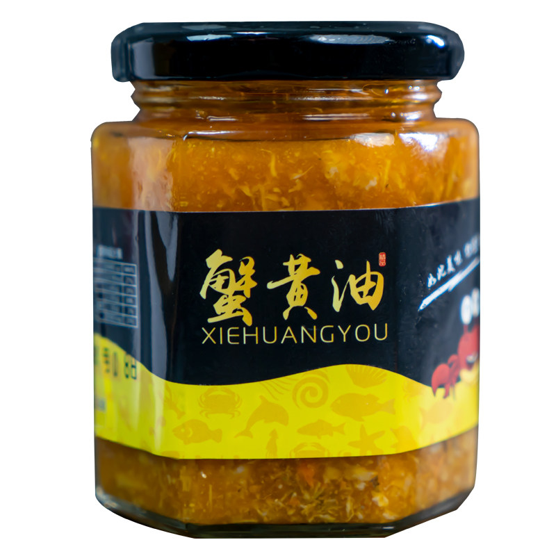 正宗蟹黄酱秃黄油蟹黄油纯蟹黄蟹粉蟹膏蟹肉酱拌面拌饭