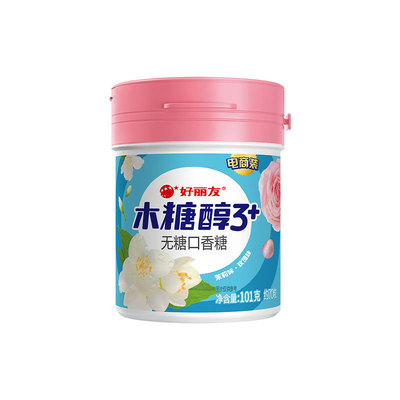 好丽友无糖木糖醇口香糖花香味