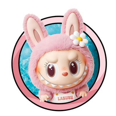 滚筒洗衣机外壳贴纸LABUBU拉布布