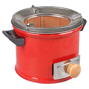 红鱼跃双耳款桌面多功能炉炭煤二用煲汤炖火锅户外商用取暖节能炉