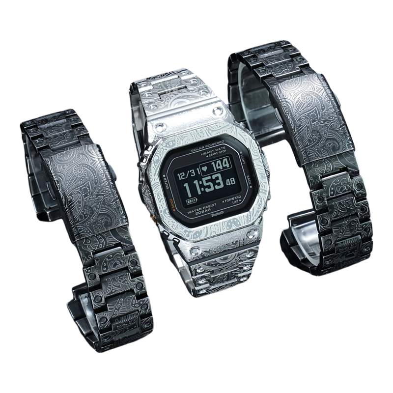 DW-H5600精钢表带表壳改装配件