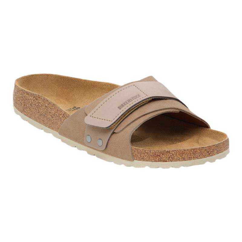 BIRKENSTOCK勃肯绒面魔术贴拖鞋