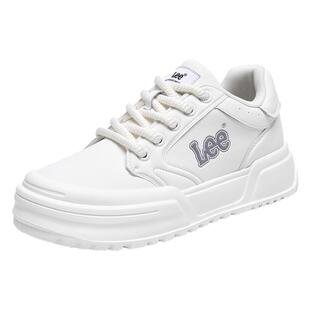Lee男鞋潮牌高级感厚底增高小白鞋板鞋男款2025新款秋季休闲鞋子